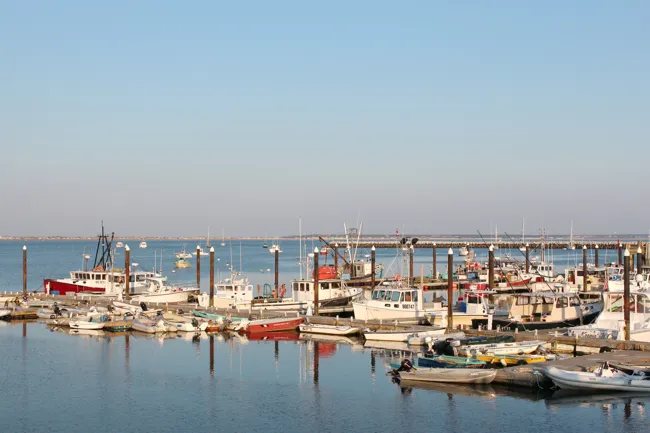Boats in Provincetown Harbor, Massachusetts