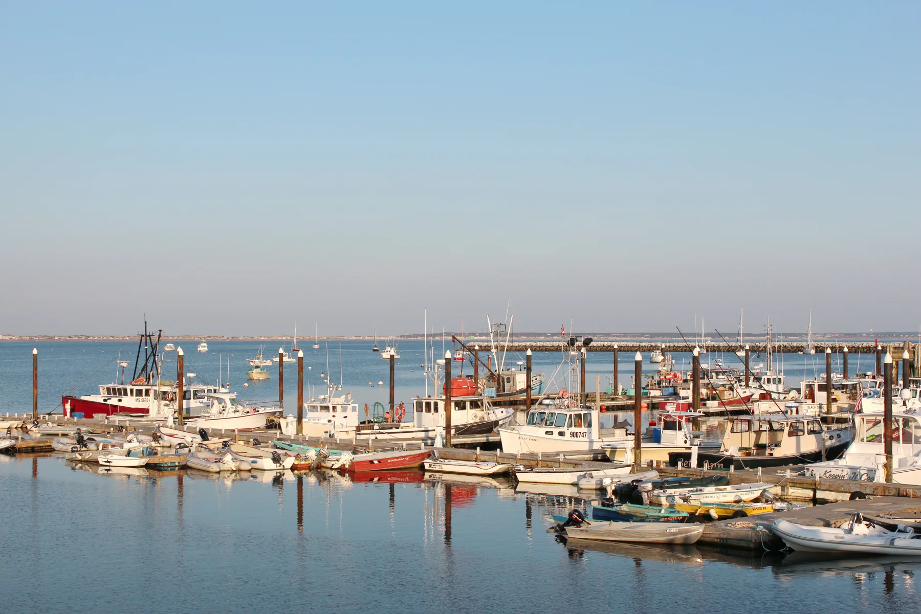 Boats in Provincetown Harbor, Massachusetts